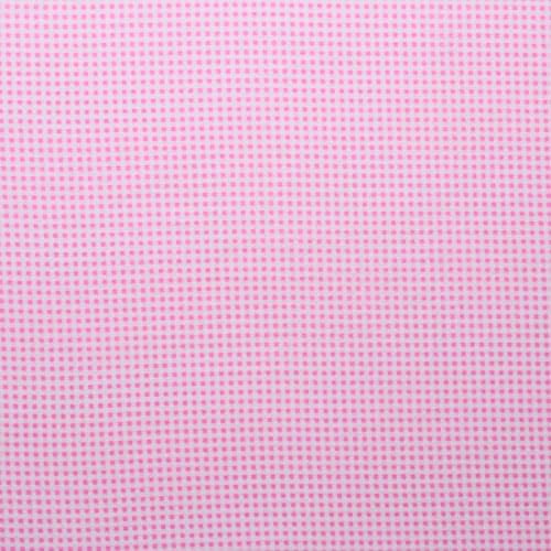 Mook Fabrics Flannel PRT Gingham, Pink Cut by The Yard