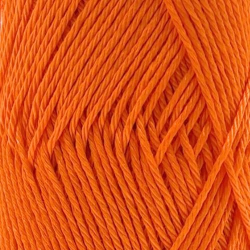S Sensy Calinia-Mercerized Giza Cotton #2 Fine Yarn 5 Pack Orange