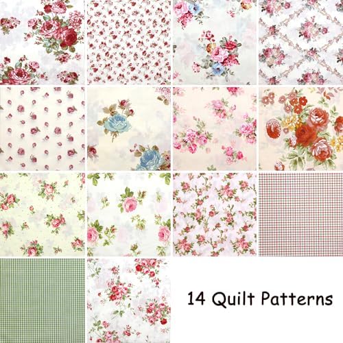 Nodsaw 42Pcs 10 Inch Cotton Layer Cake Squares