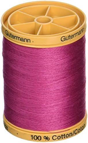 Gutermann Natural Cotton Thread Solids 876yd, Fuchsia Flowers