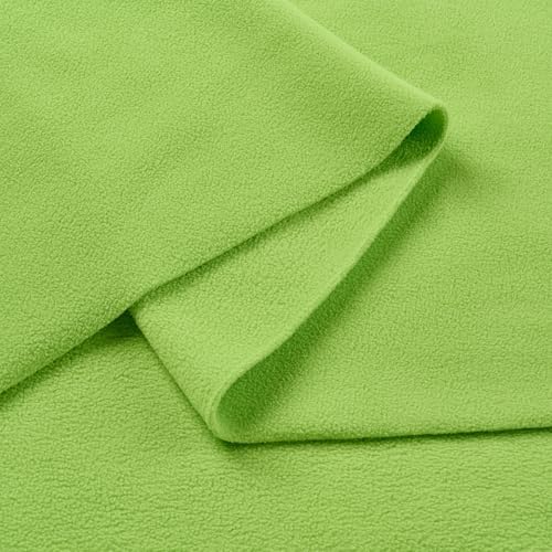 Yurdon Polar Fleece Fabric, 60 inches Wide (Lime, 1 Yard)
