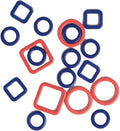 KnitPro Metal Linea Stitch Markers | Pack of 40