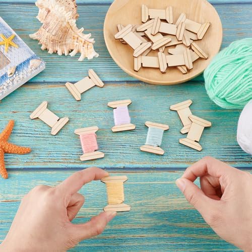 PH PandaHall 20pcs Thread Organizer Bobbin Winder Embroidery Thread