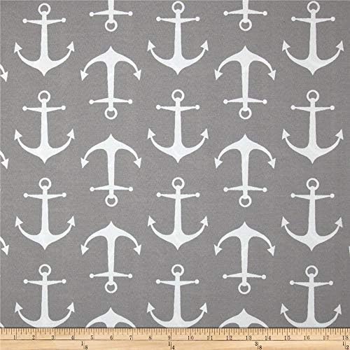Premier Prints Indoor/Outdoor Sailor Grey, Fabric by the Yard