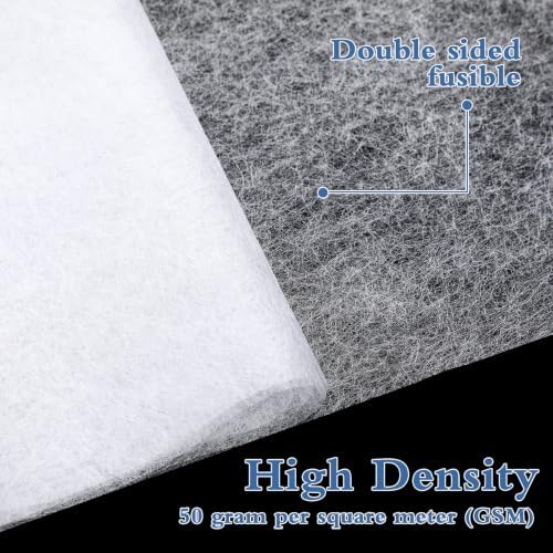 Double Sided Fusible Interfacing Web Iron on, Heavy Weight, 12in X