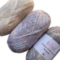 Cotton to The Core Worsted Cotton Yarn, 3-Pack (654Yds/300G), Blue