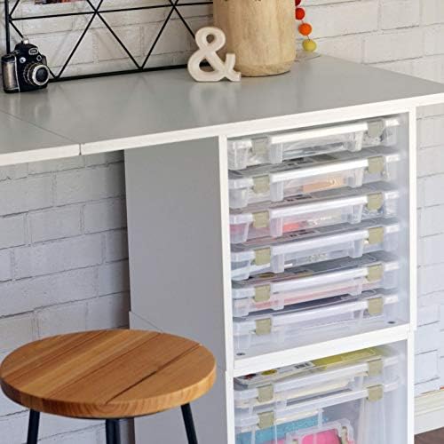 ArtBin Super Satchel Slim Craft Organizer with 20 Dividers, Clear