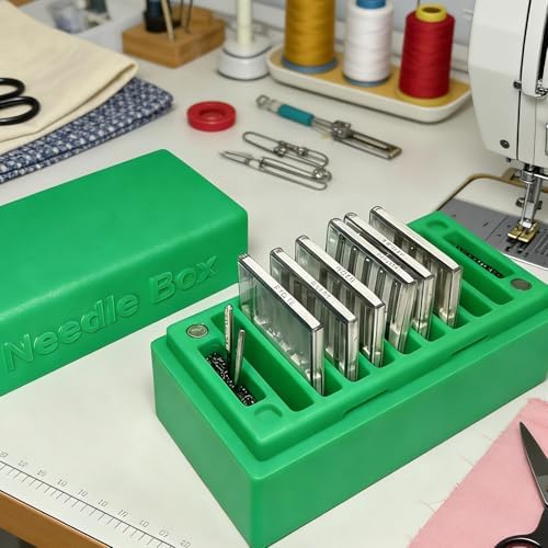 Sewing Machine Needle Organizer - Holds 9 Needle Sleeves,Compact