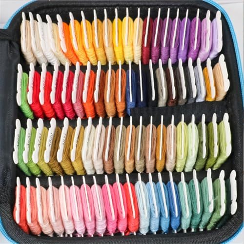 Complete Sewing Kit with Case – 120 Thread Colors, Scissors, Needles