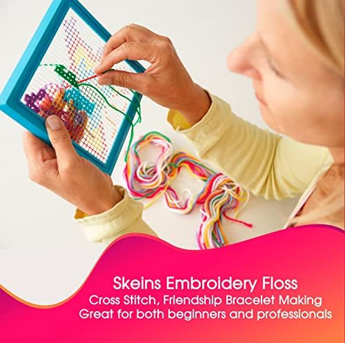 100-Color Embroidery Floss Set for Cross Stitch and Friendship