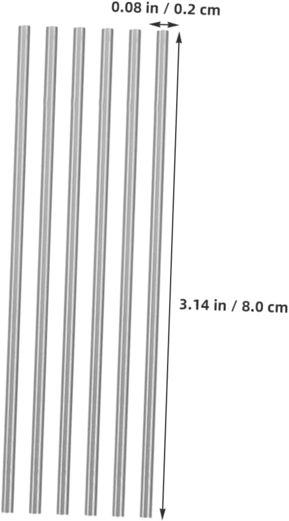 20Pcs Stainless Steel Crochet Blocking Pins for Knitters 8x0.2x0.2cm