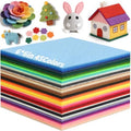 45 PCS Felt Fabric Sheets 6 x 6 Inch 2mm Craft Felt Sheets