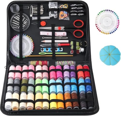 PIRUZHAO 183PCS Sewing Kit for Adults, Needle Thread Sewing Supplies