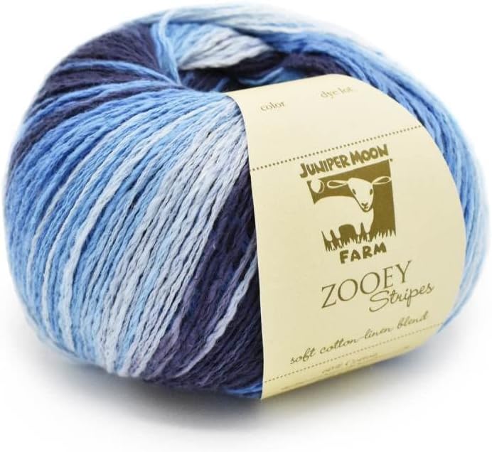 Juniper Moon Farm - Zooey Stripes Yarn (205 - Clover)