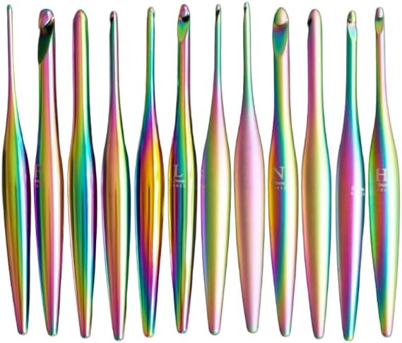Furls Crochet Hook, Limited Edition Matte Aura Streamline Metal