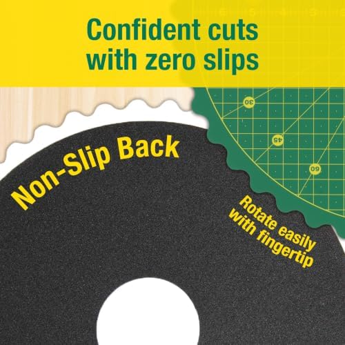 Omnigrid 360 Rotating Self-Healing Cutting Mat, 14 Inch