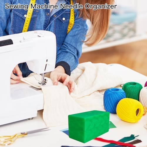 Sewing Machine Needle Organizer - Holds 9 Needle Sleeves,Compact