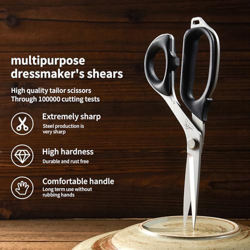 Fabric Scissors Tailor Sewing Shears Heady Duty Multi-Purpose Integral