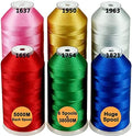 New brothread Huge Spools Embroidery Machine Thread -6 Christmas