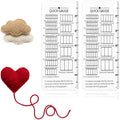 2 Pcs Quick Gauge Ruler for Knit and Crochet,Knitting Gauge Measuring