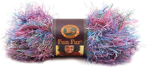 Lion Brand Yarn 320-208A Fun Fur Yarn, Tropical