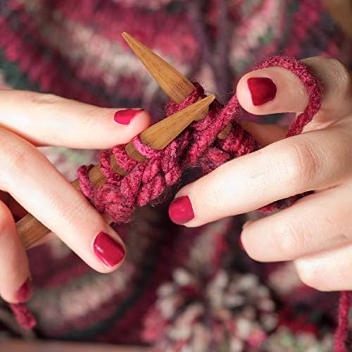 Relaxdays 150 Knitting Needles Double Ended 15 Sizes 2 to 10 mm for