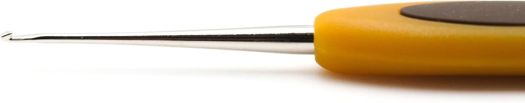 Clover 1023 Soft Touch Steel Crochet Hooks, No. 6/1.00mm