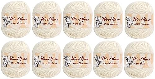 100% Cashmere Wool Yarn (Pack of 10) by Yonkey Monkey 500gr Imported
