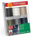 Gutermann 'Assorted' Extra Strong Thread Set - 6 x 100m