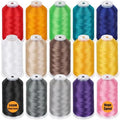 New brothread 15 Colors Huge Spools Polyester Embroidery Machine