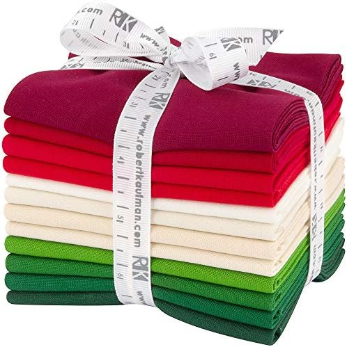 Kona Cotton Solids Holiday 12 Fat Quarters Robert Kaufman Fabrics