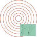 Westalee Design Circles on Quilts Template Set 2 (2.5" - 11.5")