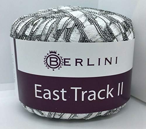 Berlini East Track II Metallic Accent Ladder Ribbon Yarn 50 Gram