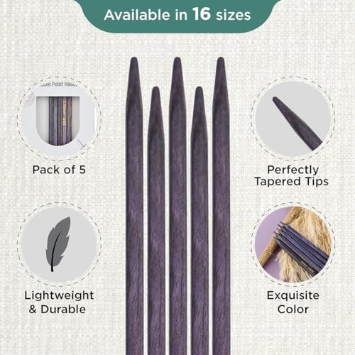 KnitPro J’Adore Cubics Double Pointed Needles 6" (15cm) | US Size 5