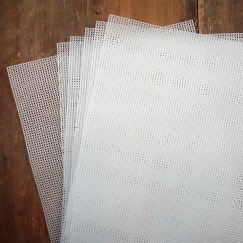 Herrschners Plastic Canvas Sheets 7-mesh 18x12 inch, Set of 6