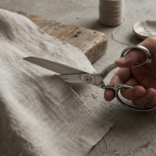 YLAZIION 8-Inch Dressmaker's Fabric Scissors Forged Heavy Duty 4Cr13