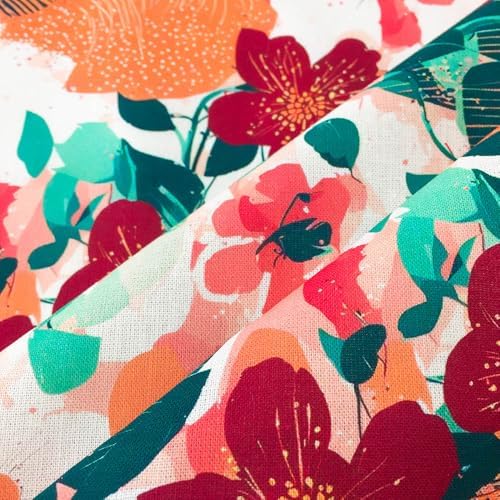 100% Cotton Fabric by The Yard for Quilting Sewing Crafting (JC-010)