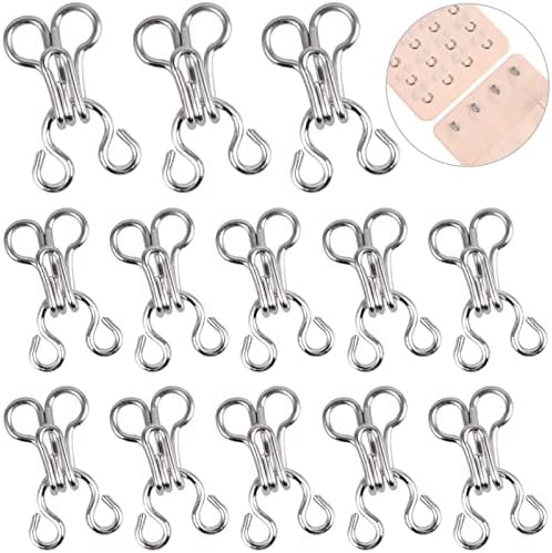 PECMER 100 Set 13mm Sewing Hook and Eye Closures