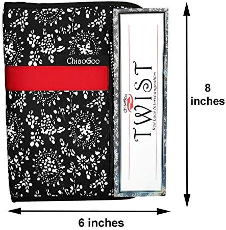 ChiaoGoo Twist Red Lace 5-inch Large 7500-L Interchangeable Set