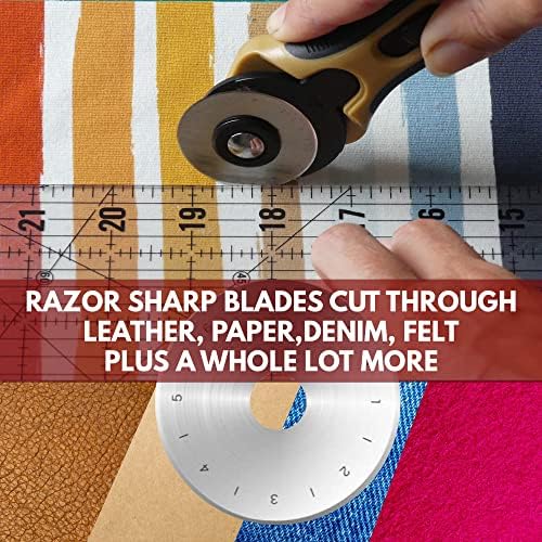 Madam Sew 60mm Rotary Cutter for Fabric | Precision Cloth Cutting Tool