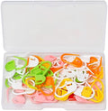 Stitch Markers Mix Colors Knitting Crochet Locking 60Pcs Stitch Needle