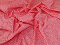 Rose & Hubble Cotton Poplin Fabric Coral - per Meter