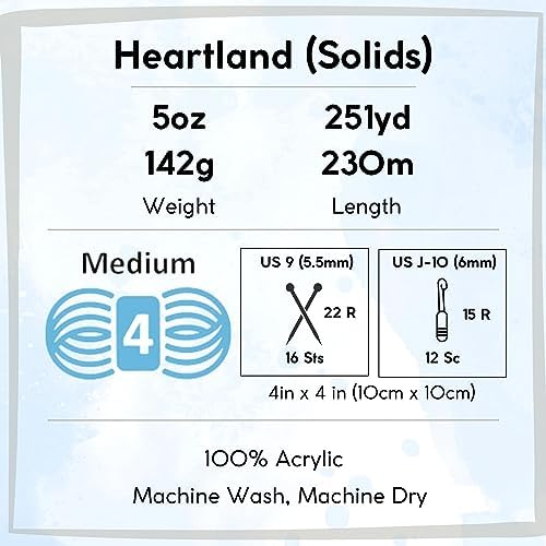 Lion Brand Yarn Heartland 136-148 Badlands