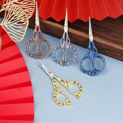 4.7 INCH Mini Stainless Steel Embroidery Scissors, Sharp Pointed Tip