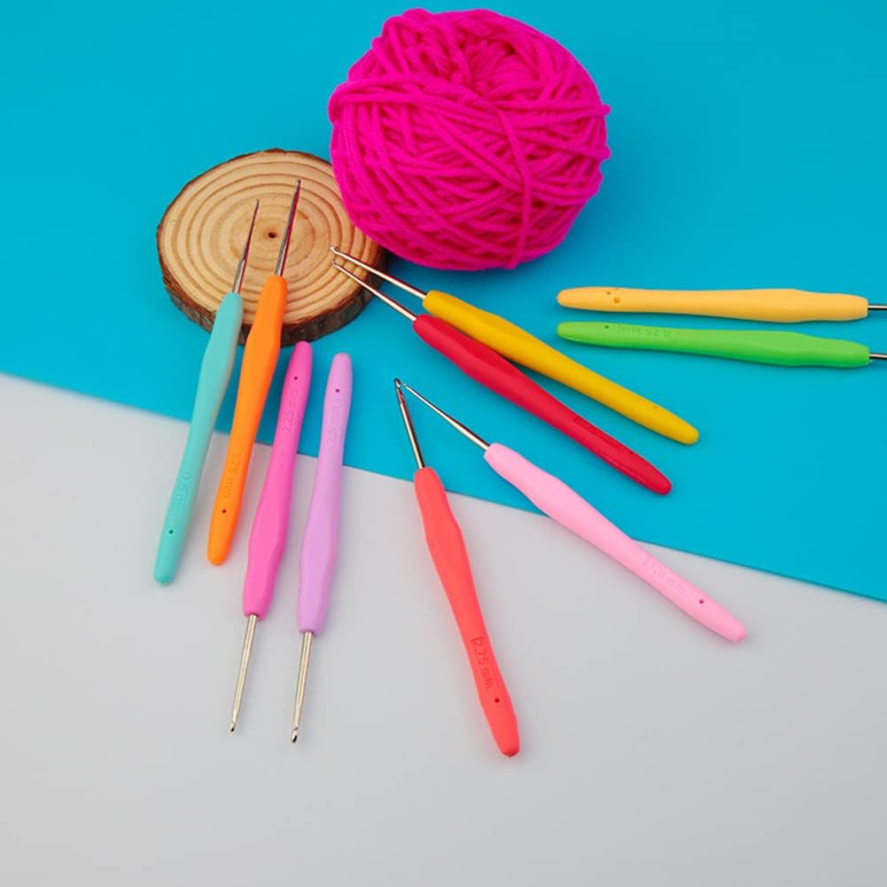 Small Sizes Crochet Hooks 5 pcs Lace Crochet Needles (0.5mm - 1.5mm)