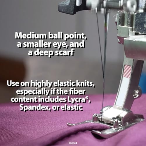 SCHMETZ Stretch Sewing Machine Needles - Precision Needles, Size