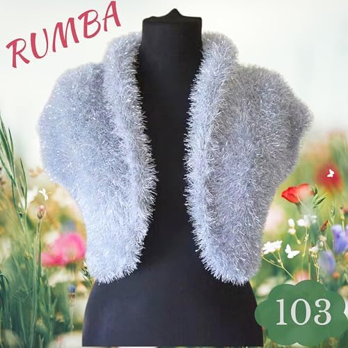 YarnArt Rumba Eyelash Fun Fur Yarn - Luxury Long Hair Yarn with