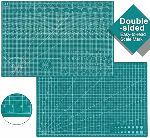 THMINS Self-Healing Sewing Mat, 18" x 24", Green Cutting Mat,A2