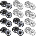 JOSDIOX 12 Sets 25mm Sew-On Snap Buttons