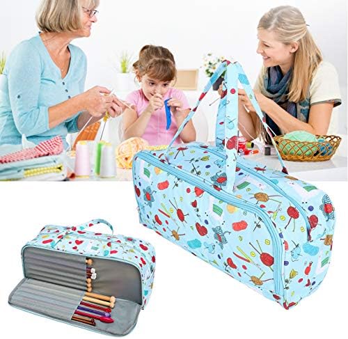 Knitting Bag Travel Yarn Storage-Tote Bag Organizer for Yarn High